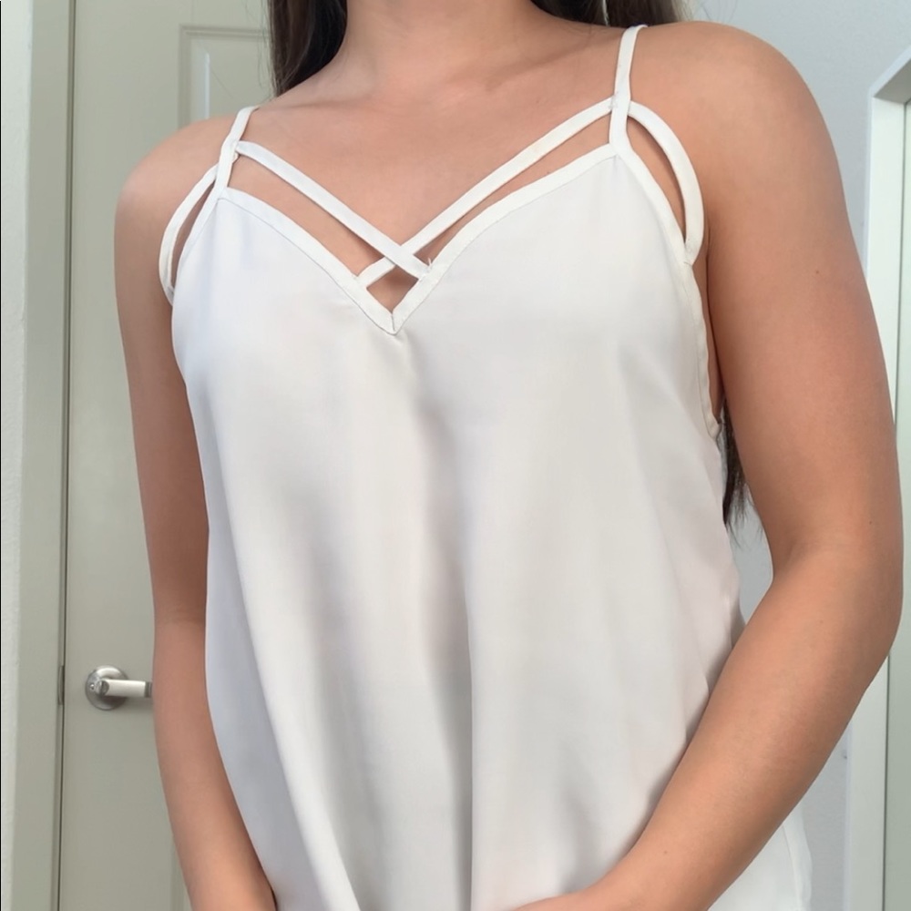 Brandy Melville White Tank Top